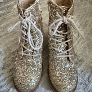 GAP Glittery Gold Kids Boots